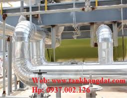 Cách nhiệt hệ thống đường ống hơi nóng, đường ống lạnh.